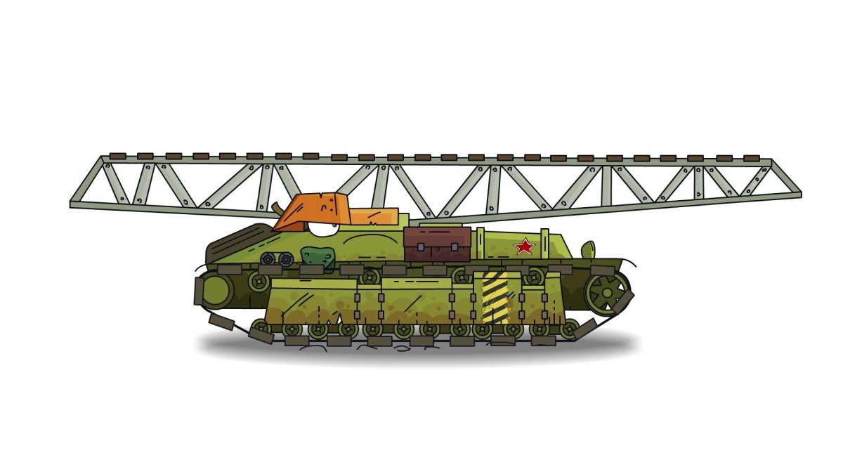 Танк кв-44 мультик про танки