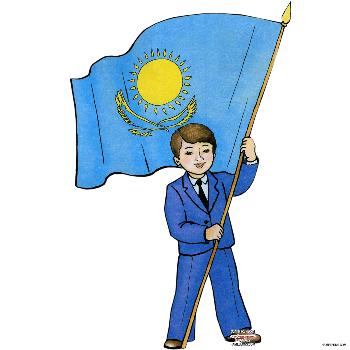 Рисунок ко Дню России