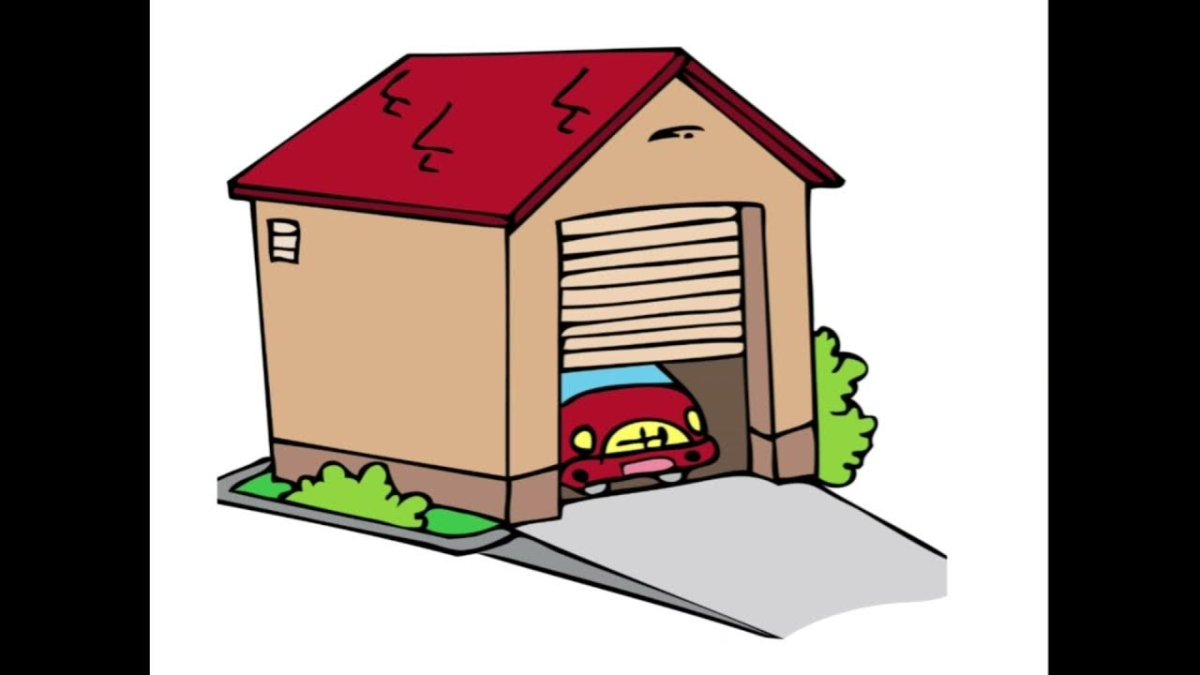 Гараж без фона