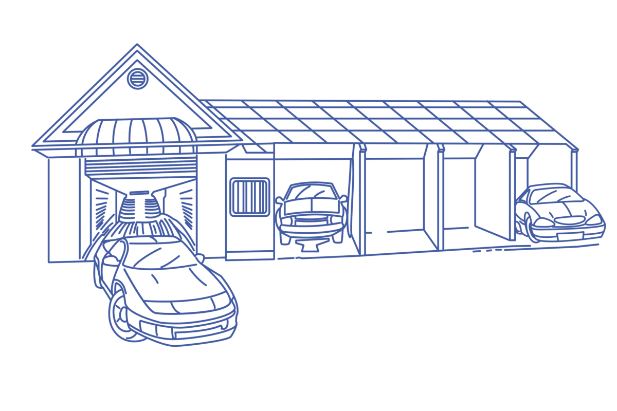 Гараж раскраска