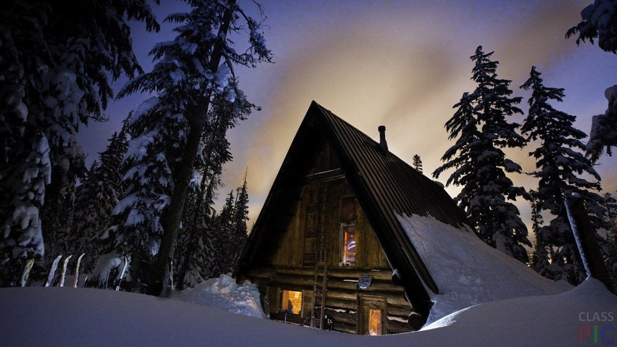 Лесная изба в лесу Марий Эл