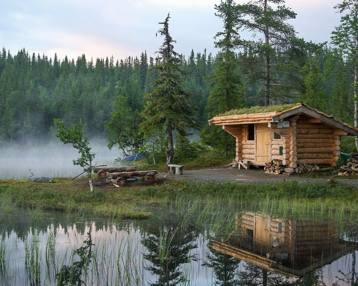 Осень домик