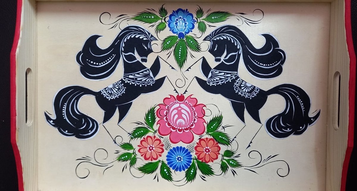 Елена Частова Городецкая роспись