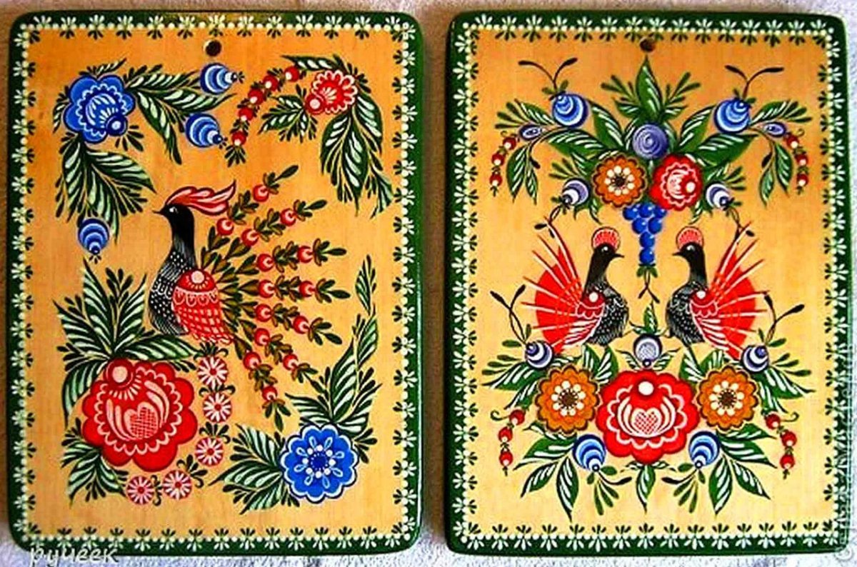 Нижегородские промыслы Городецкая роспись