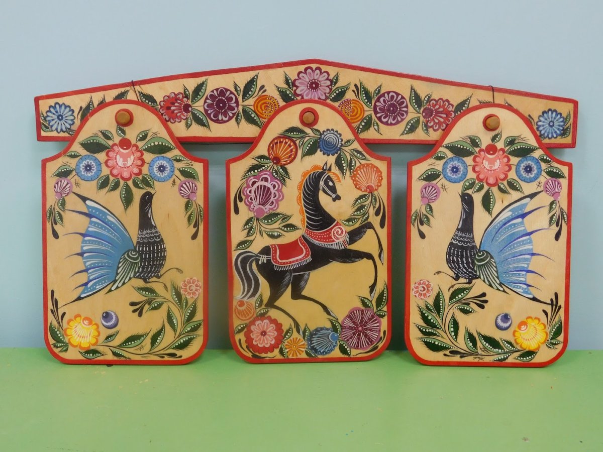 Кичменгско-Городецкая роспись