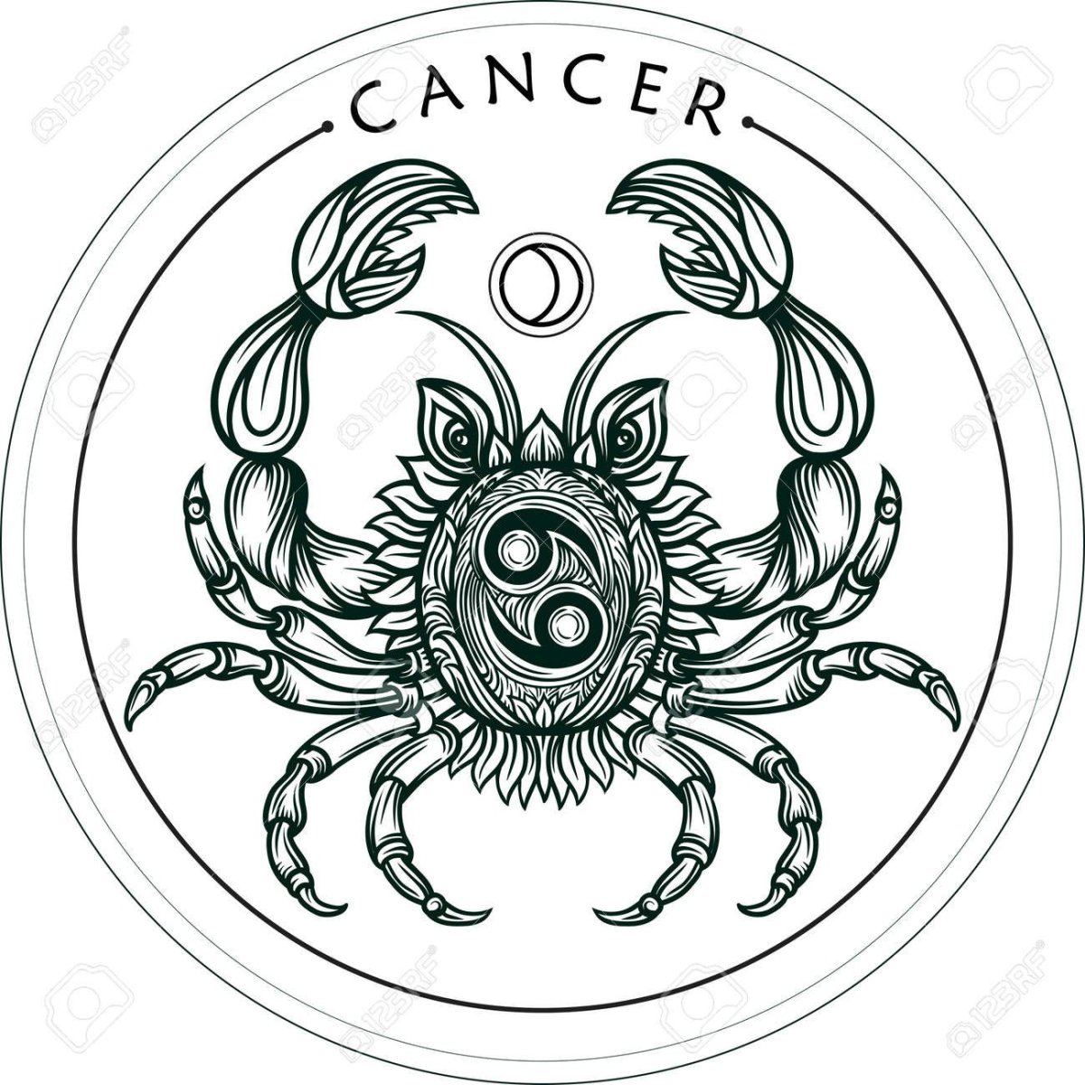 Знаки зодиака эскизы медальона