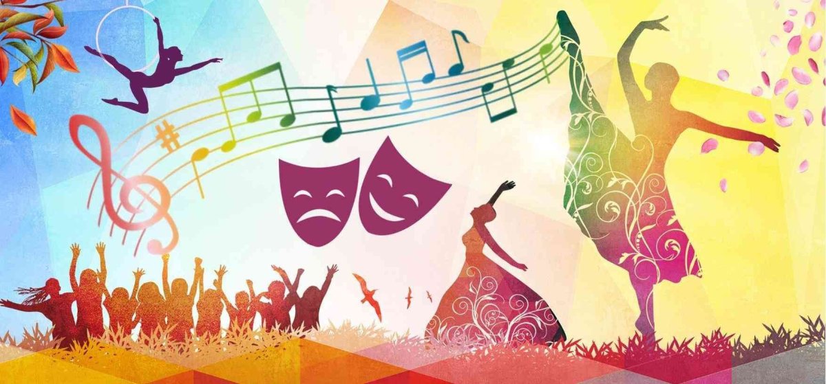 Праздничная афиша шаблон