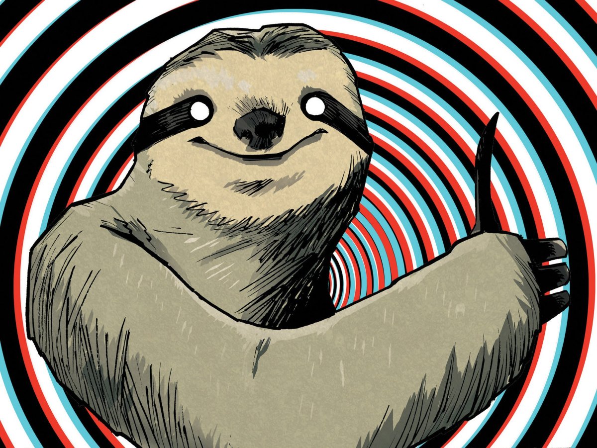 Ленивец стилизация