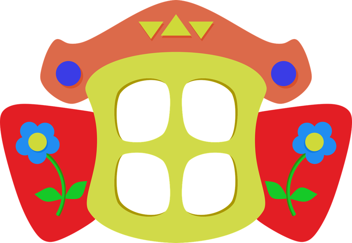 Сказочное окошко со ставнями