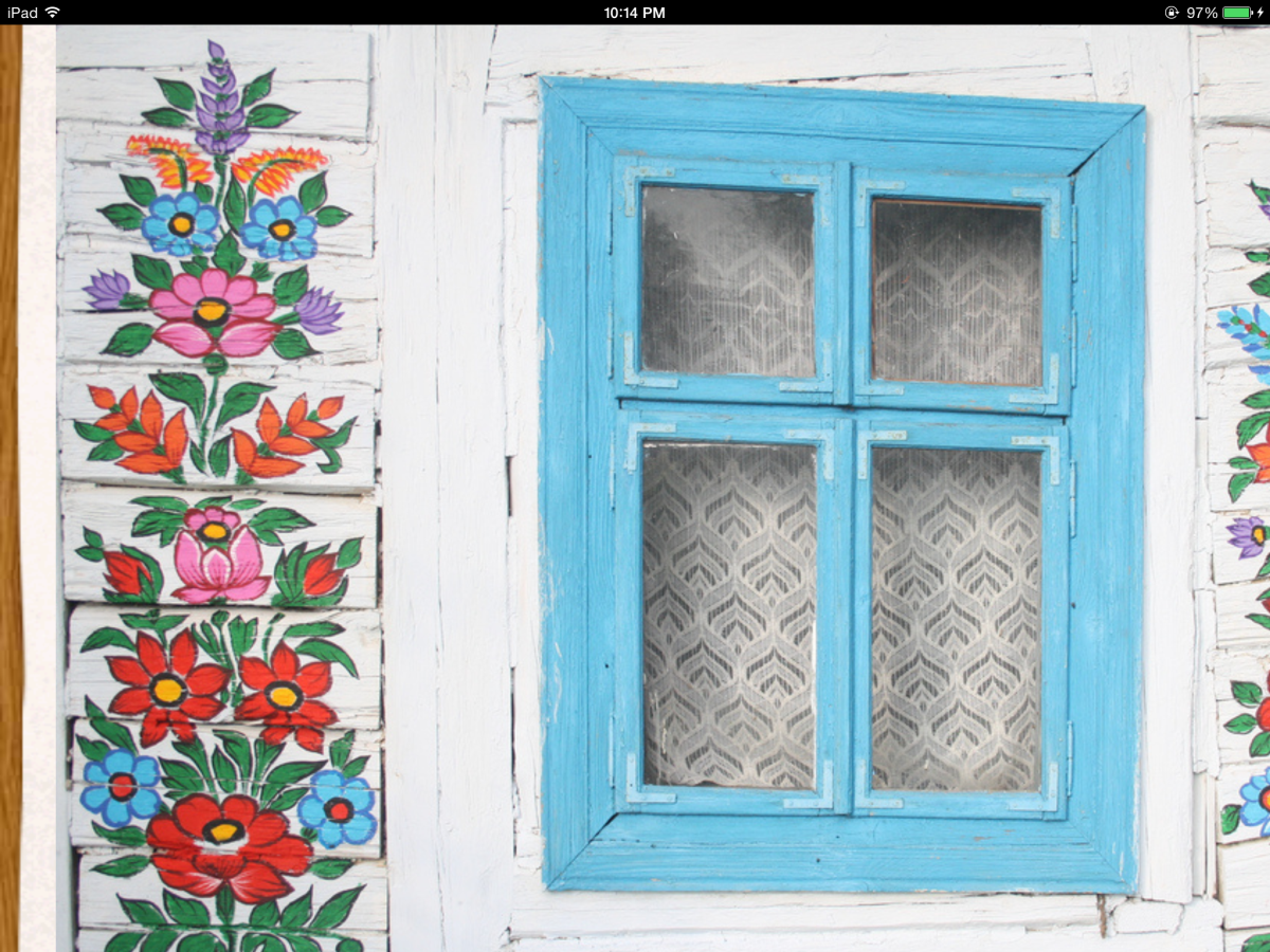 Расписные ставни на окна