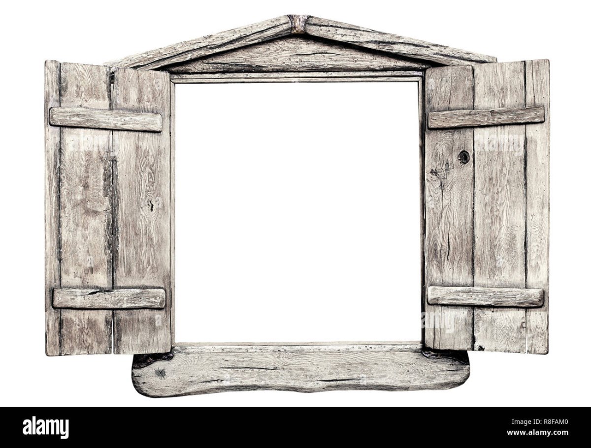 Окно со ставнями для фотошопа