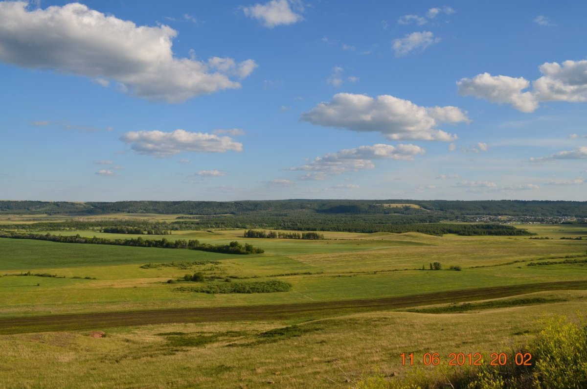 Башкирия степи лесостепи