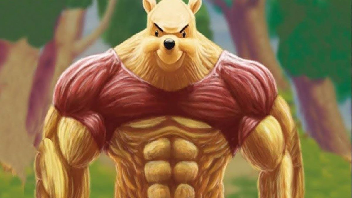 Накаченный Винни пух