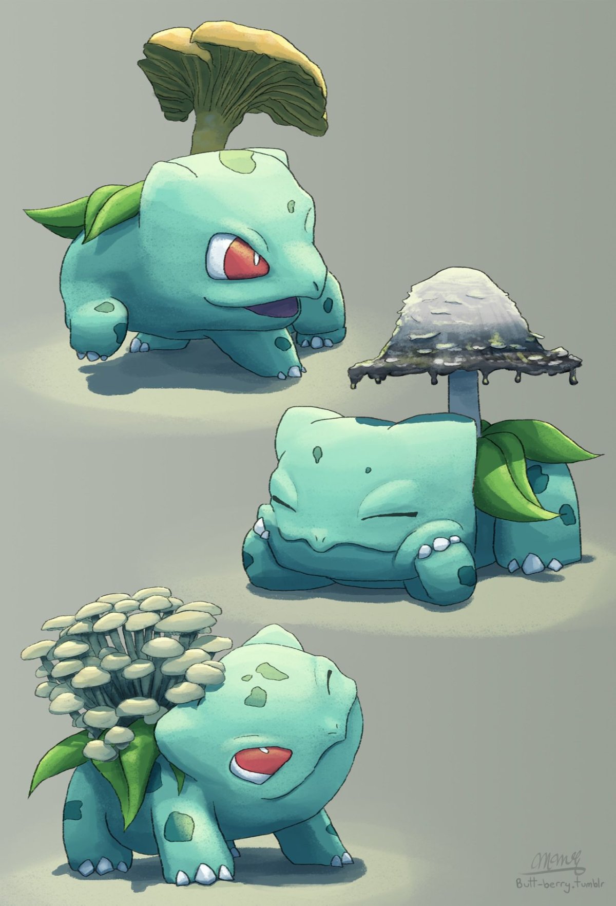 Покемон Бульбазавр арт