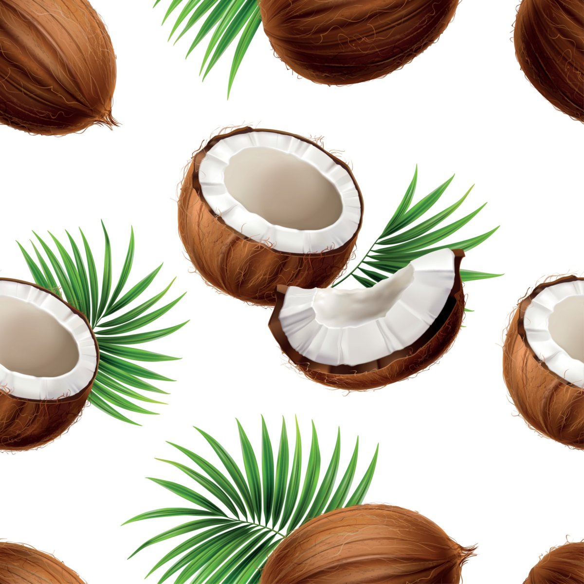 Паттерн Кокос вектор