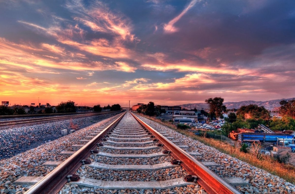 Красивый поезд