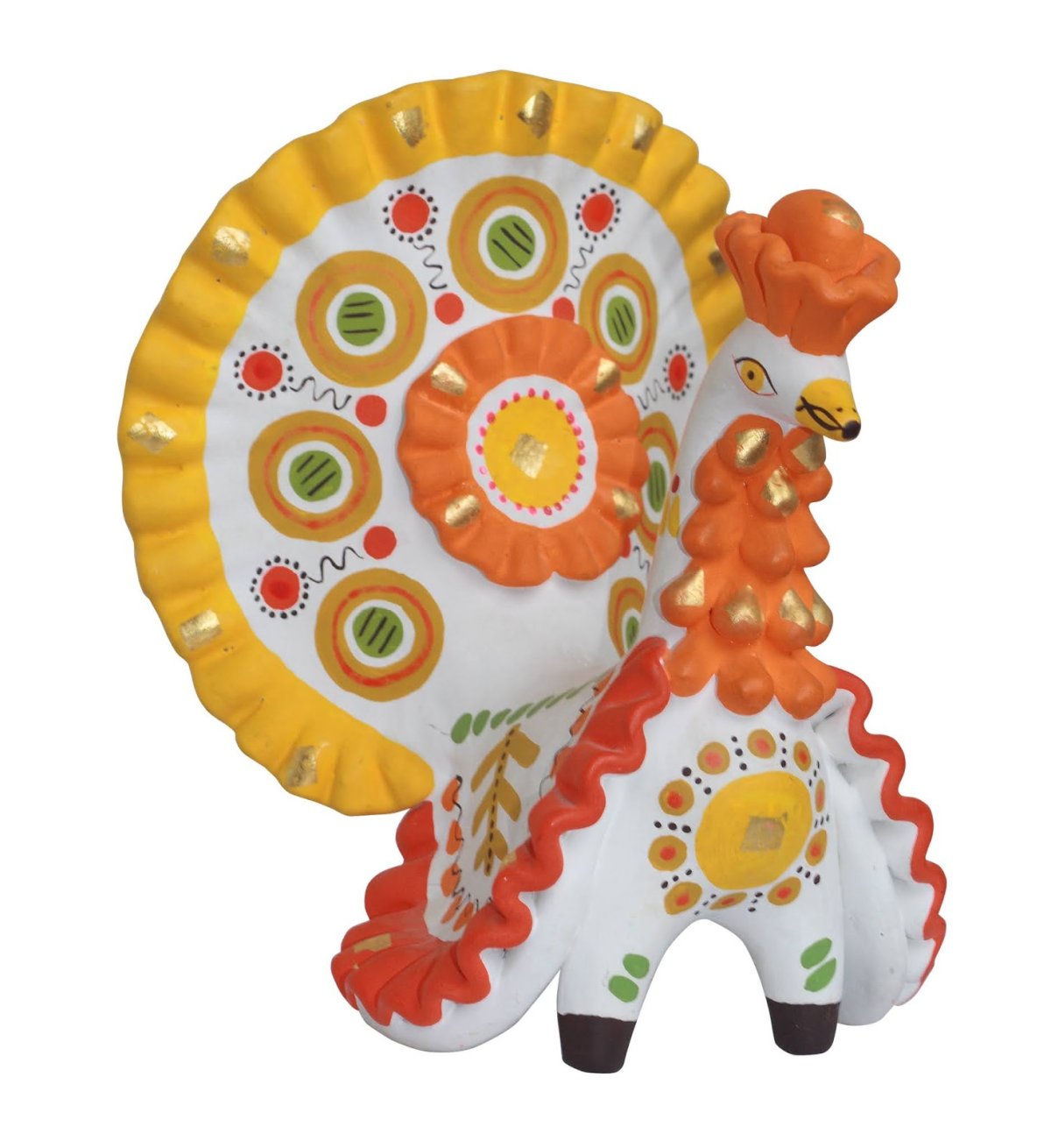 Дымковская игрушка трафарет