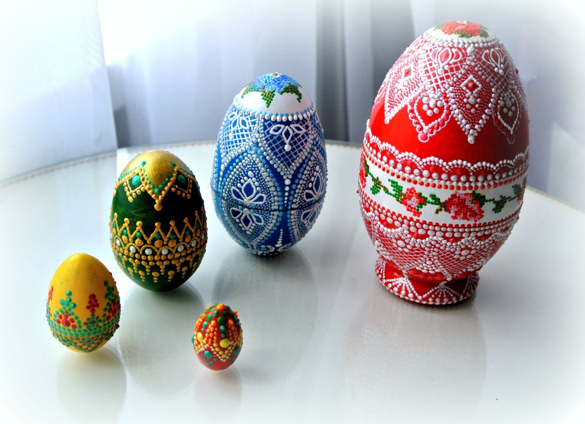 Роспись пасхальных яиц
