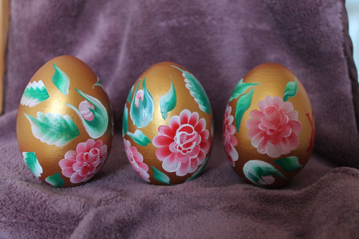 Роспись пасхальных яиц