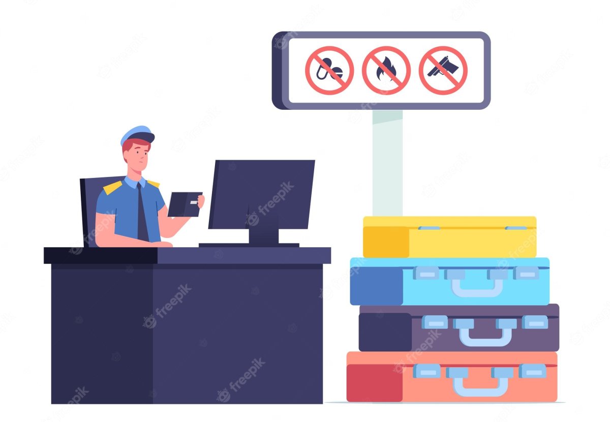 Таможенник карикатура