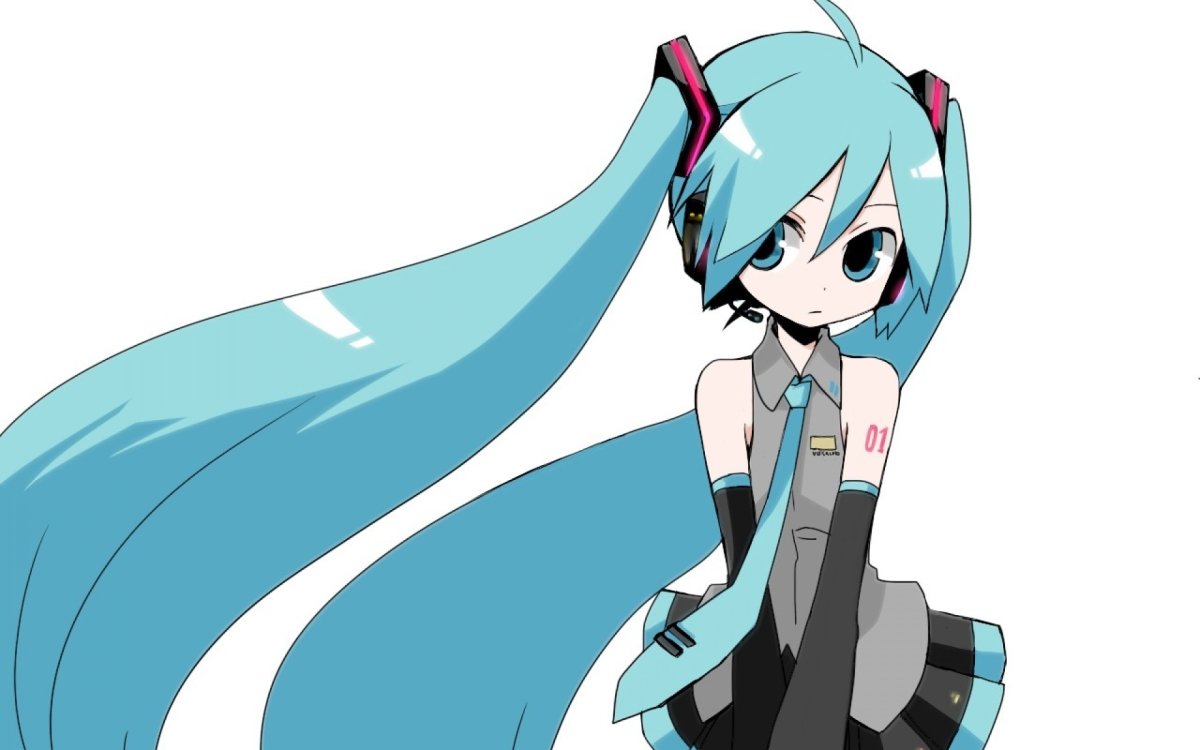 Аниме рисунки Хацунэ Мику