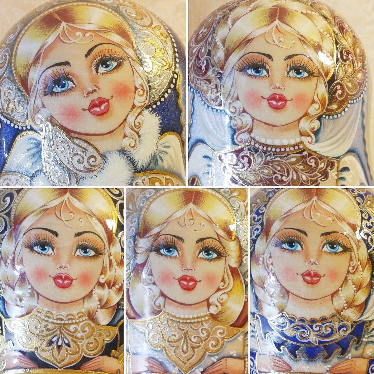 Лицо матрешки