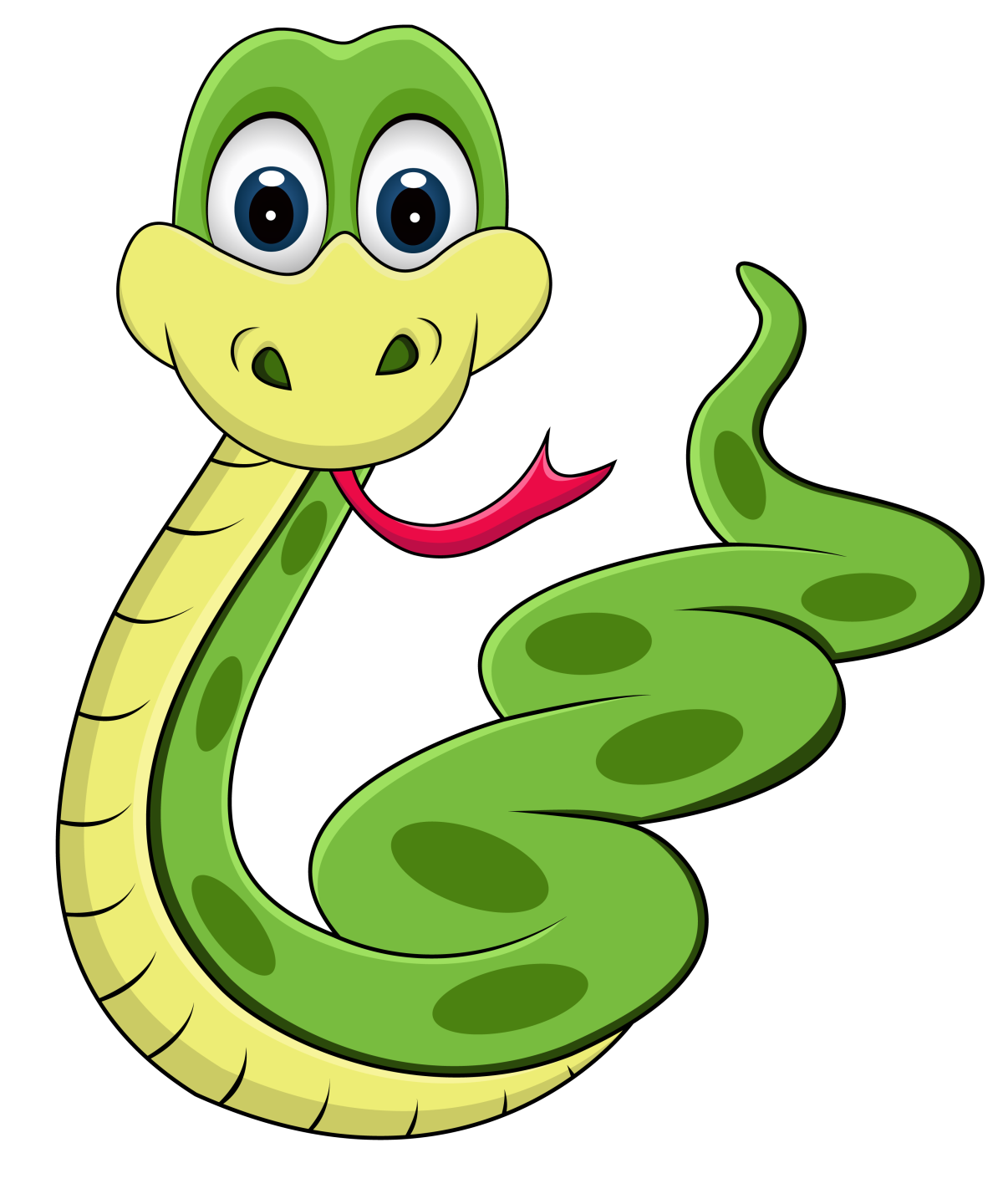 Карточка змея