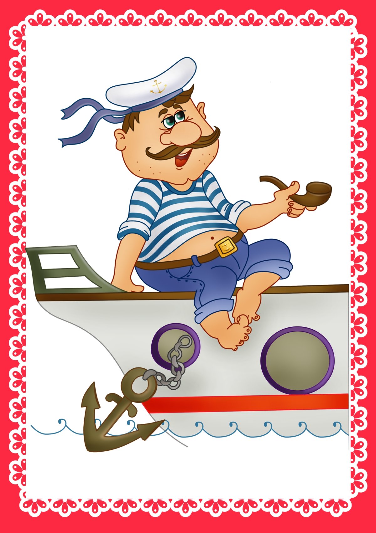 Моряк картинка для детей