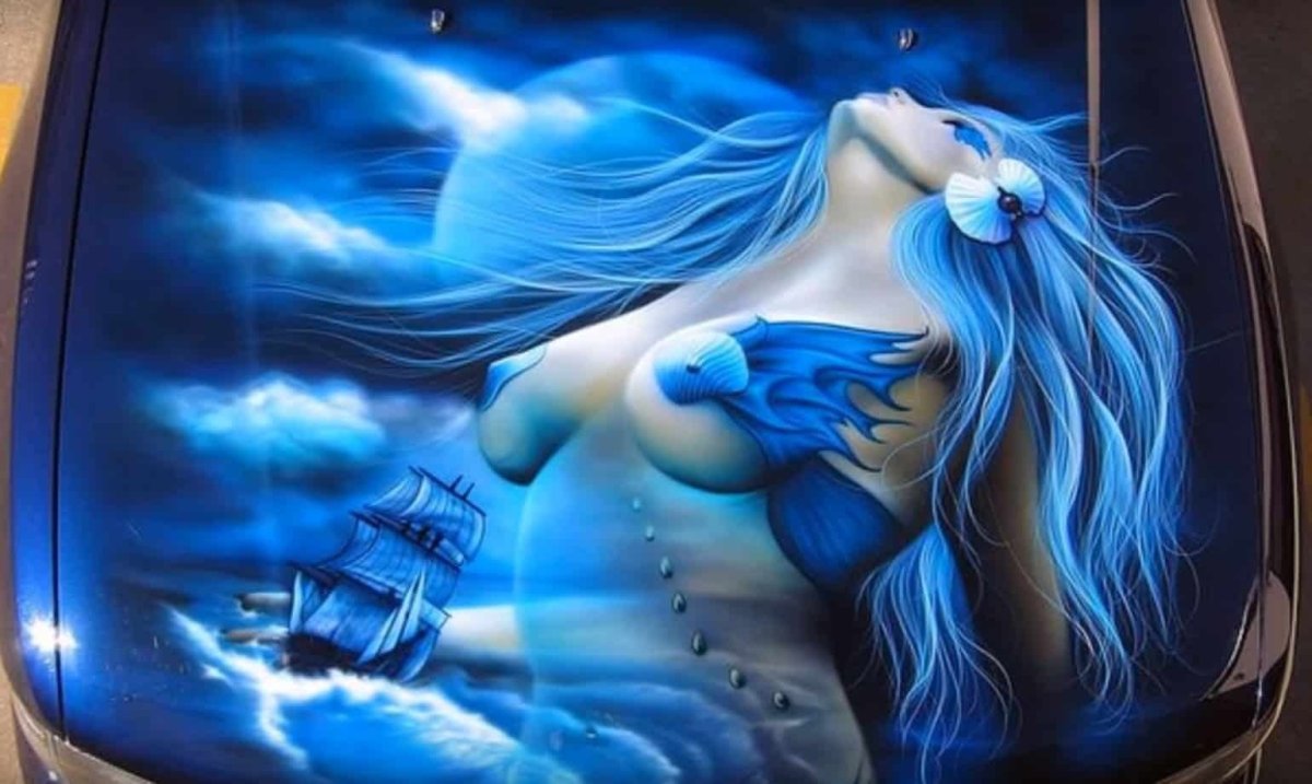 Красивая аэрография