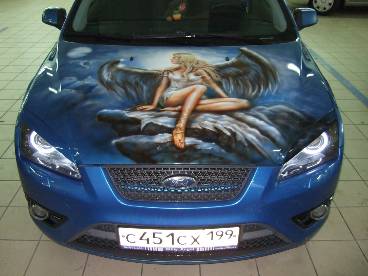 Ford Focus 2 хэтчбек аэрография