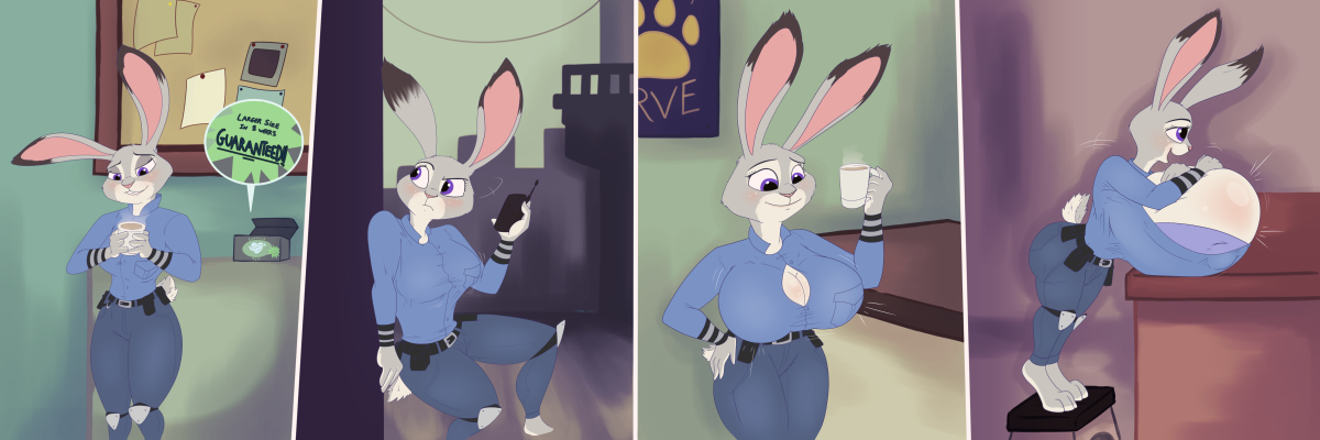 Джуди Хоппс big belly