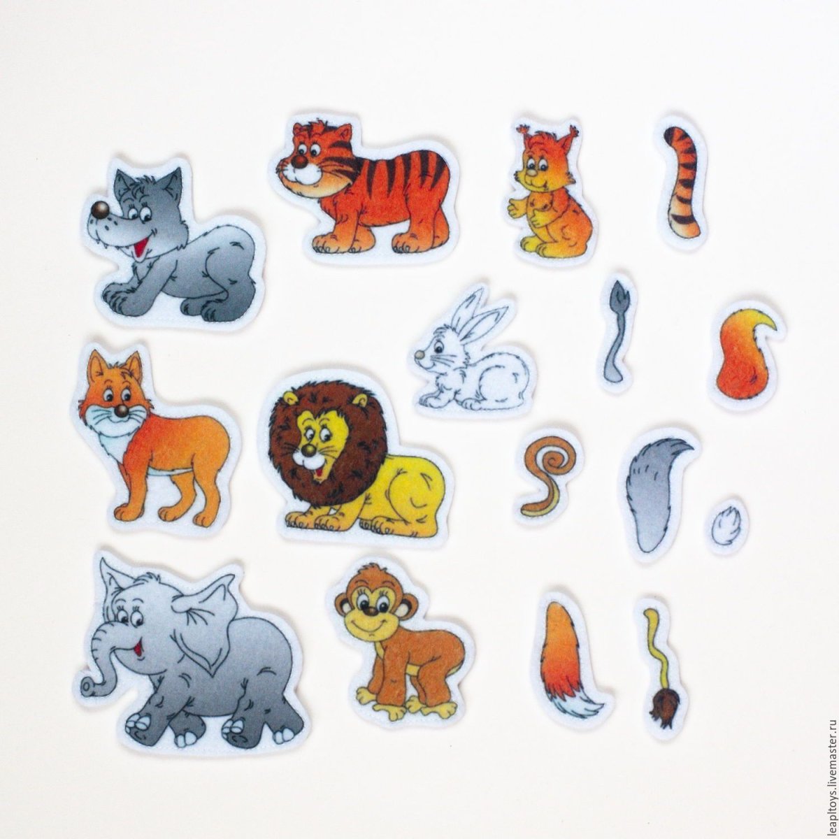 Хвосты животных для детей