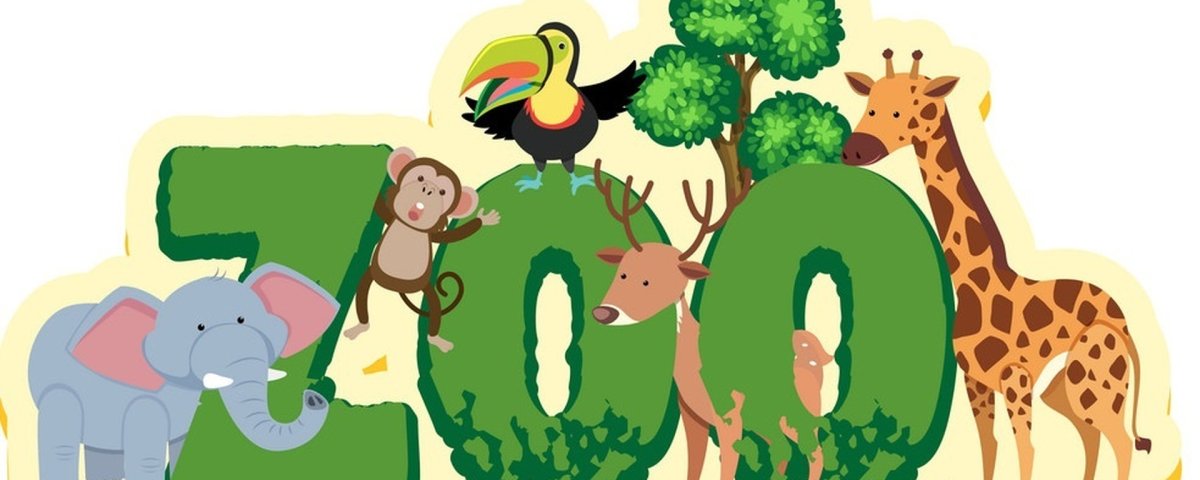 Табличка зоопарк для детей