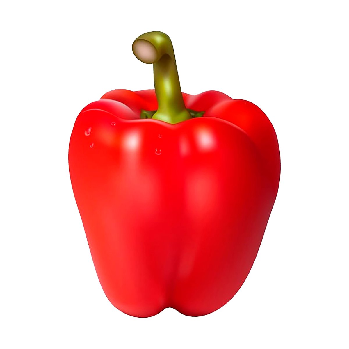 Перец на прозрачном фоне