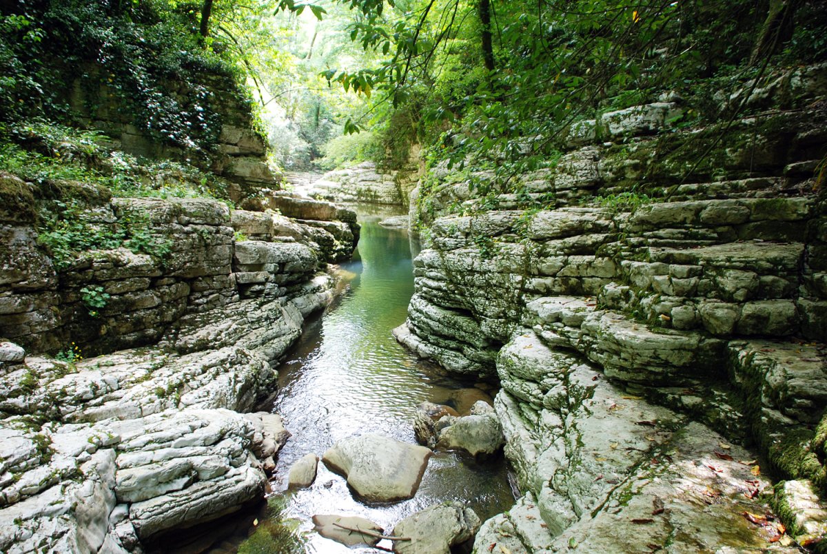 Агурский водопад Сочи