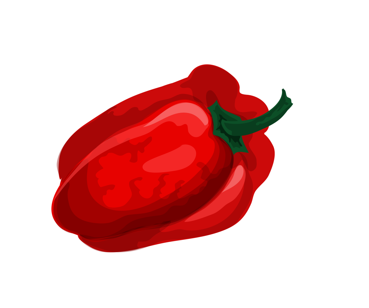 Нарисовать перец