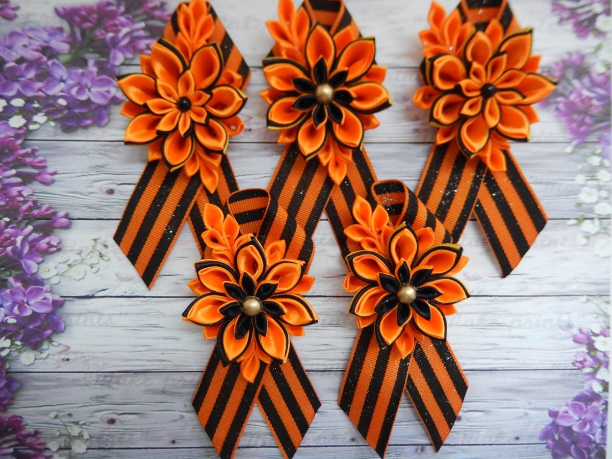 Георгиевская ленточка красивая