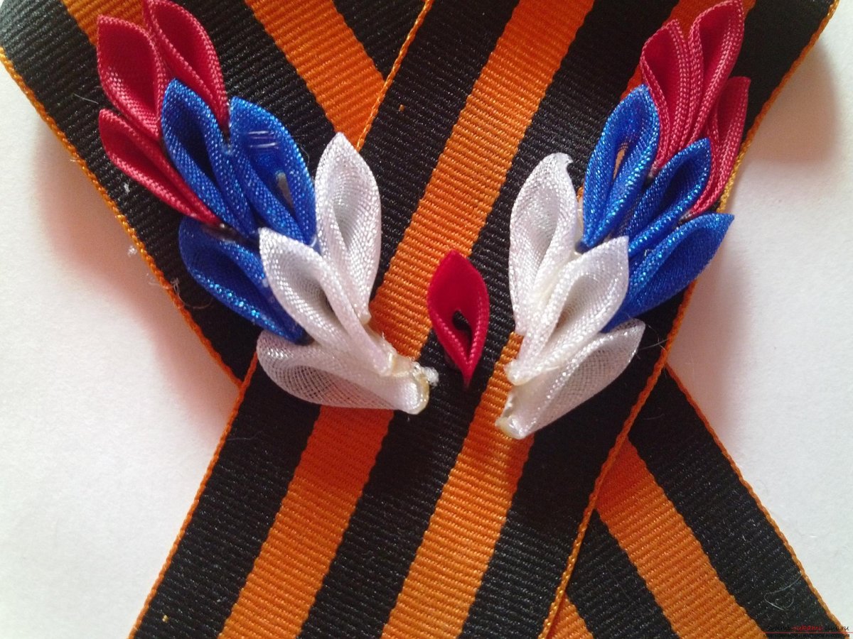 Броши к 9 мая мастер класс
