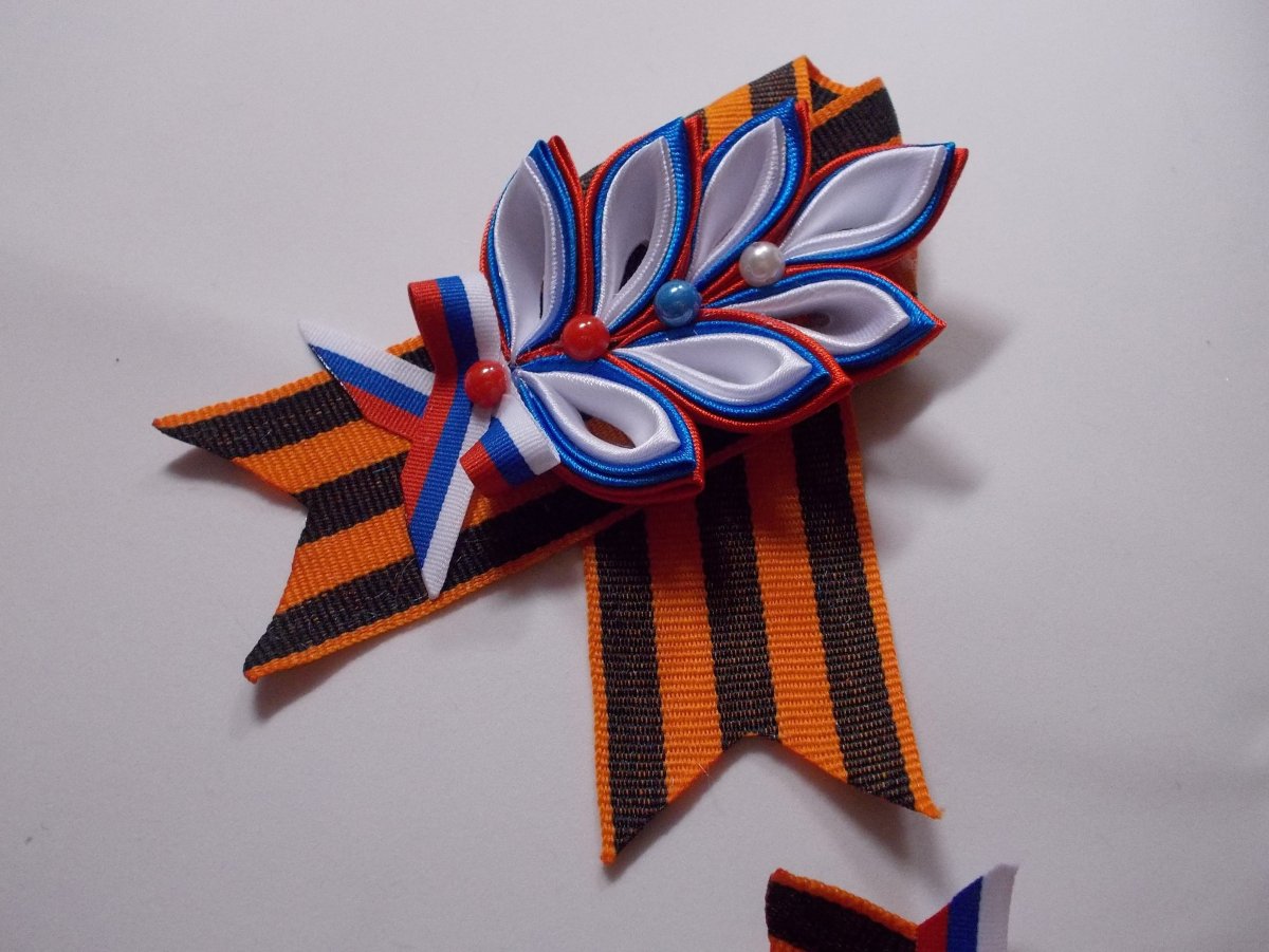 Броши к 9 мая мастер класс