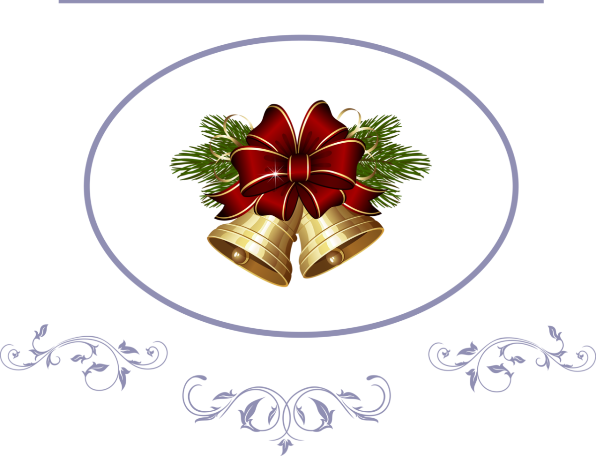 Новогодние колокольчики вектор