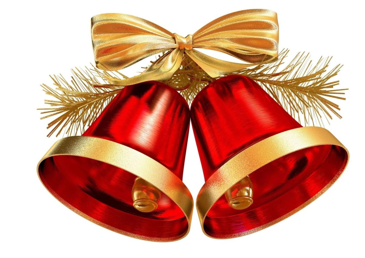 Колокольчики акварель новый год