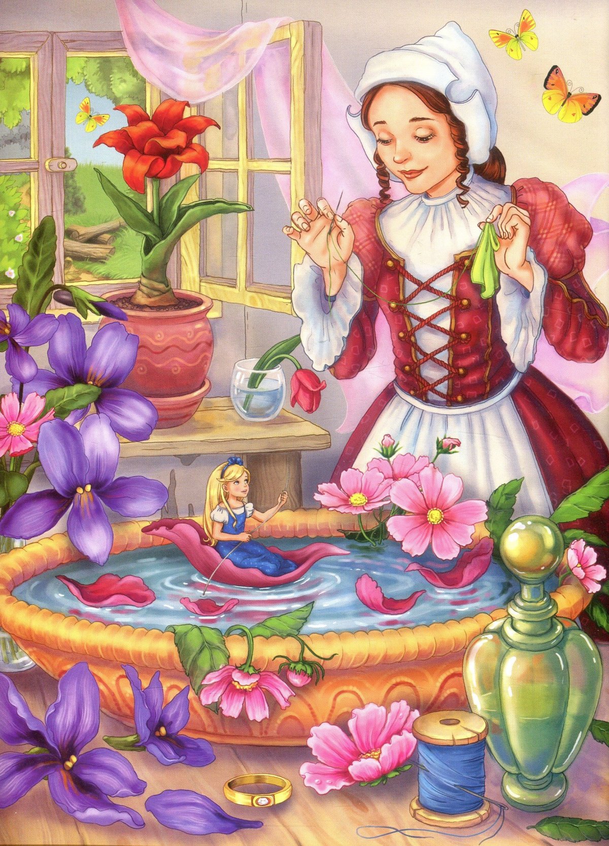 Сказки Андерсена Дюймовочка