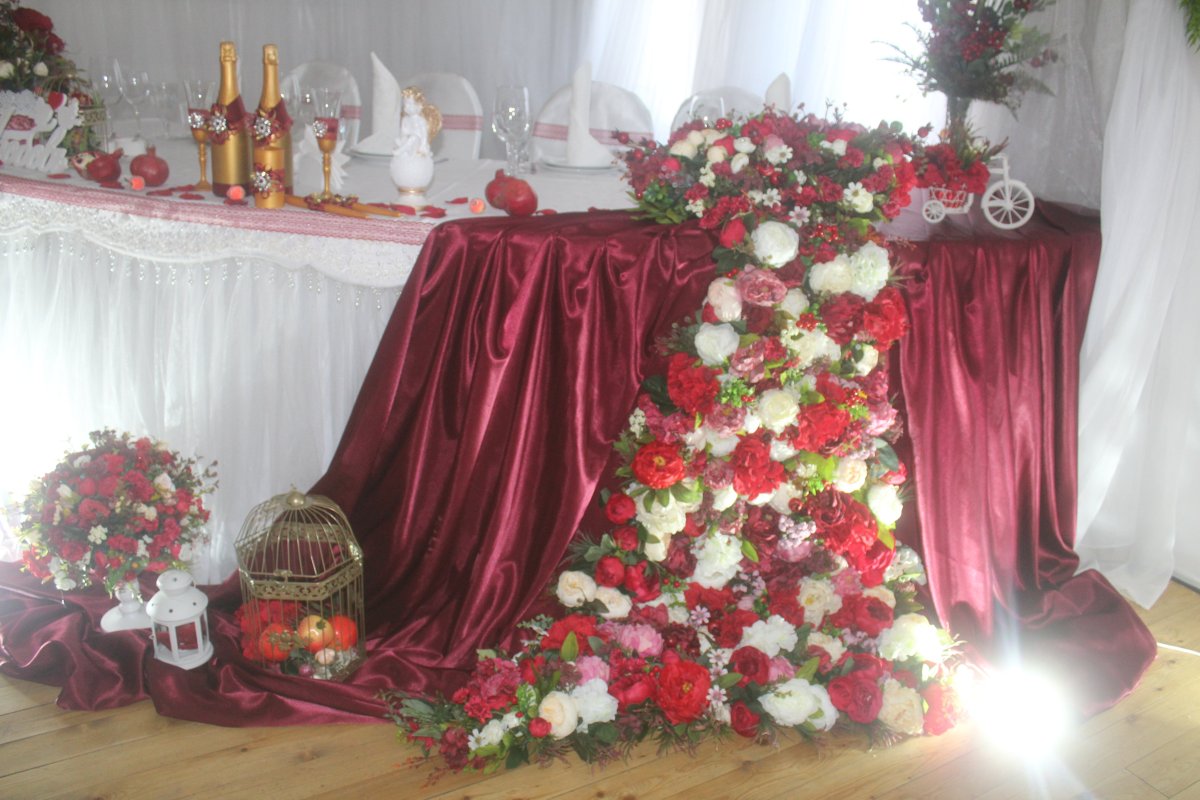 Гранатовая свадьба открытки