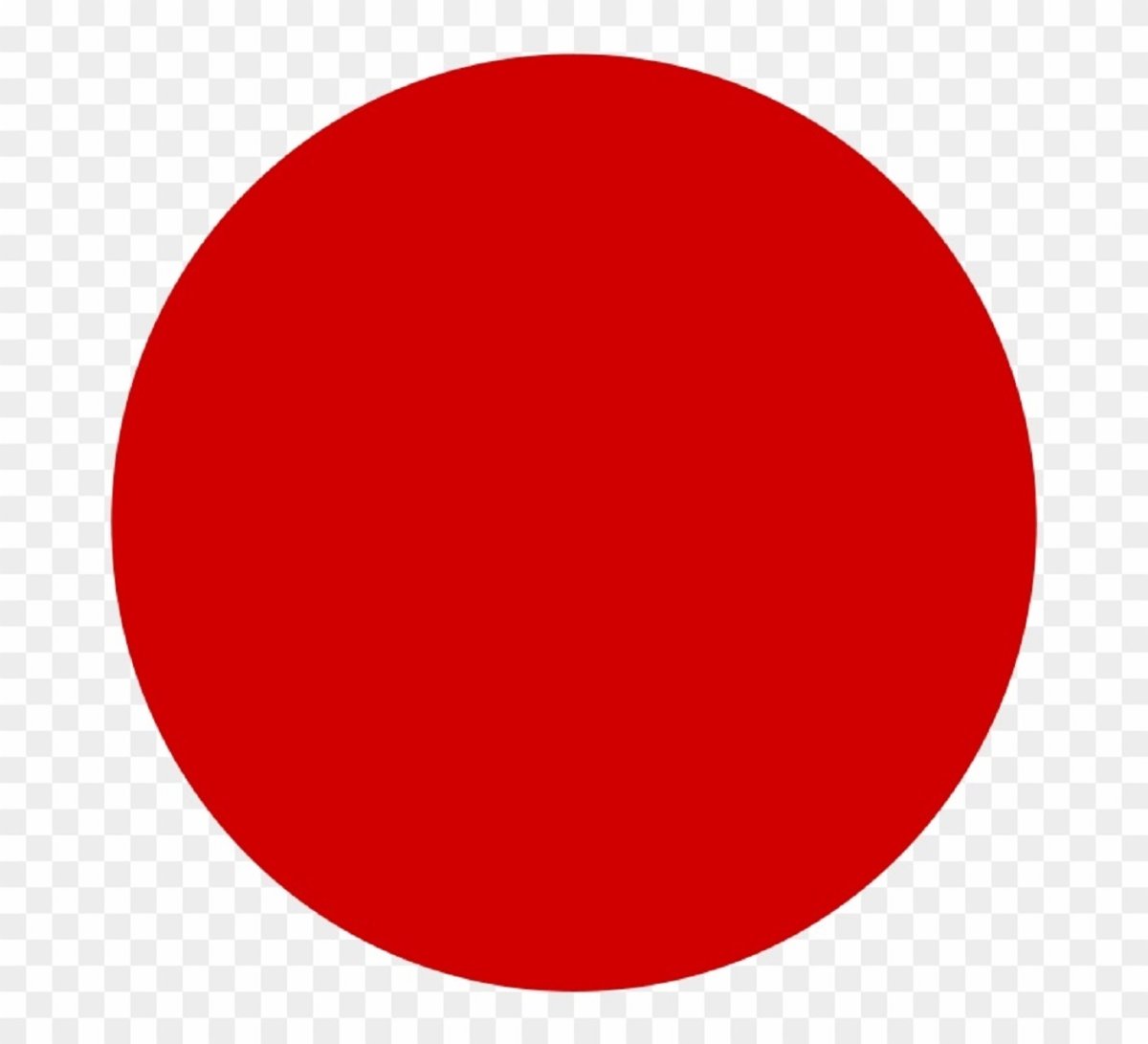 Большой красный круг