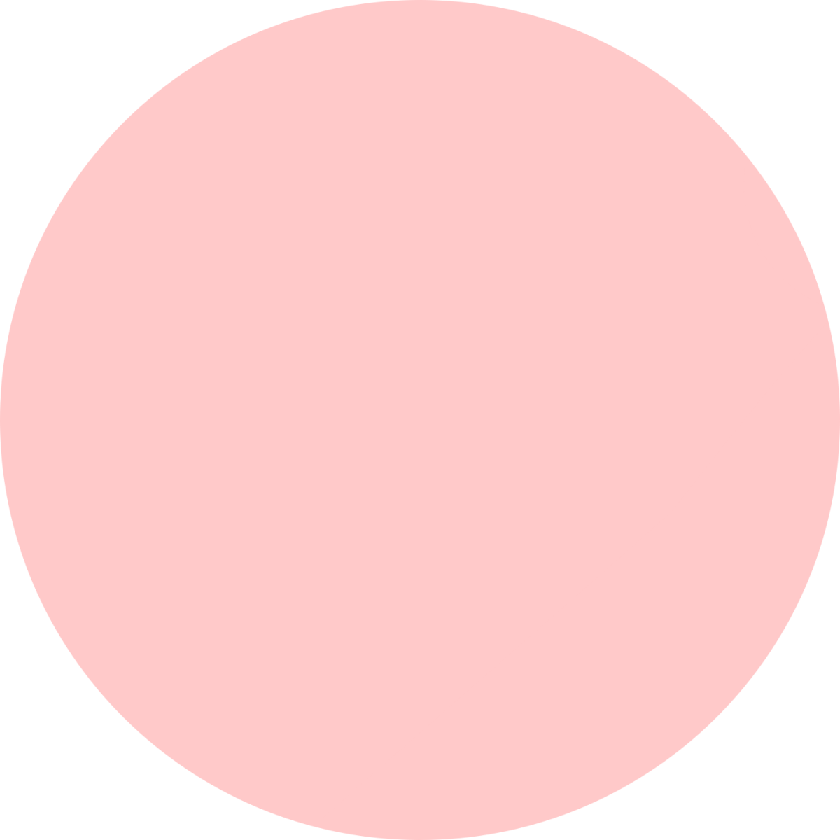 Розовый круг на прозрачном фоне