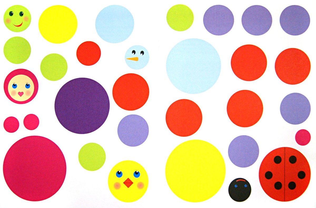 Цветные круги для детей