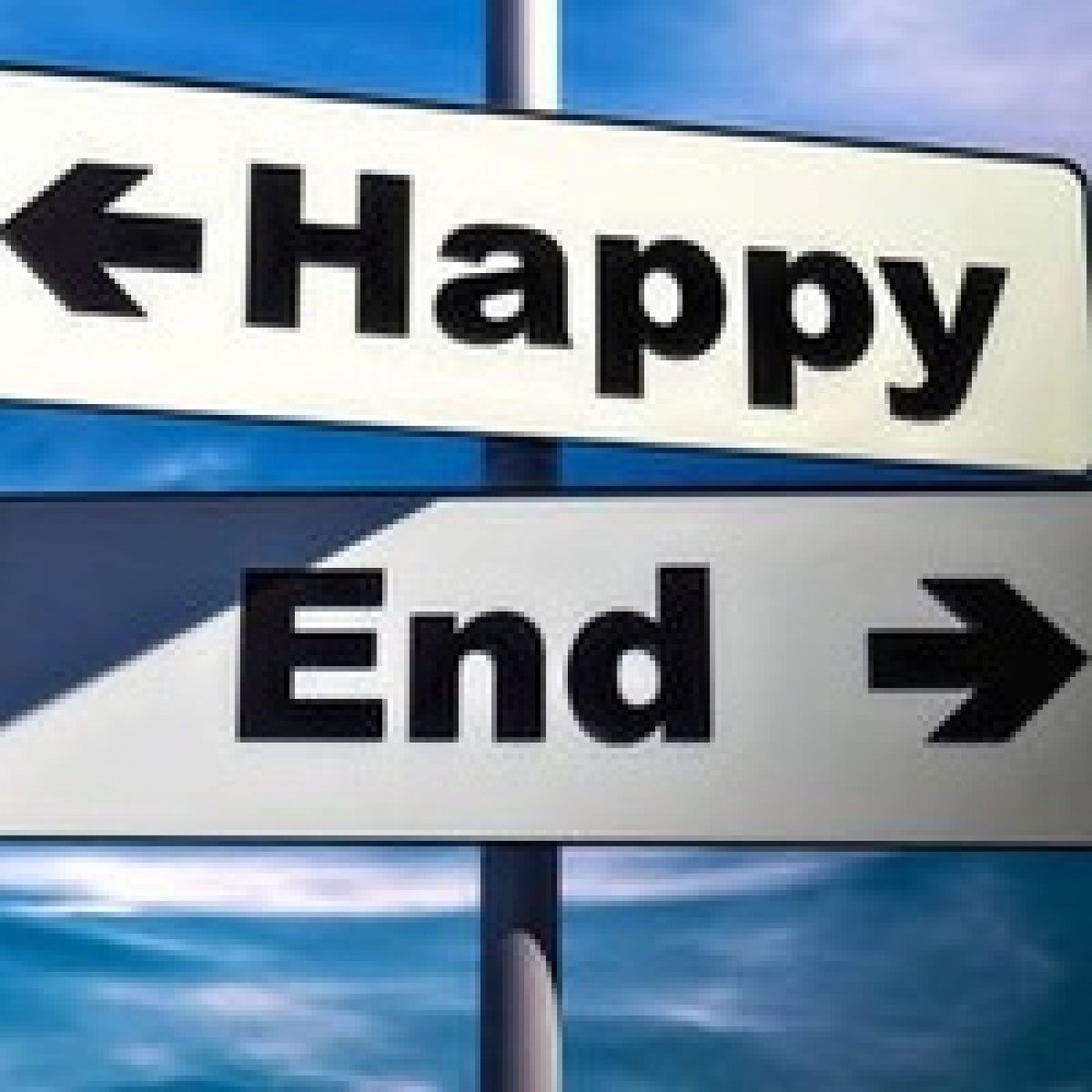 Счастливый конец надпись