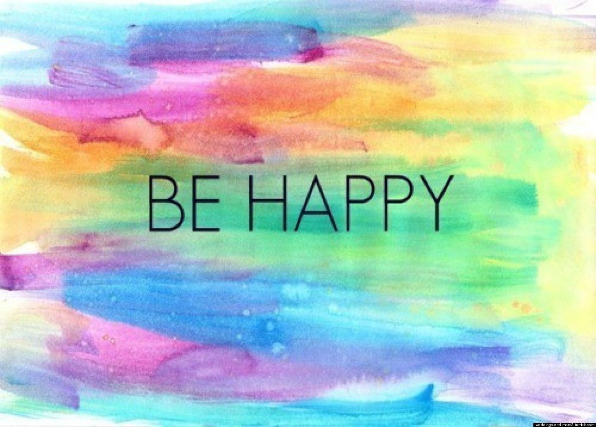 Be Happy надпись