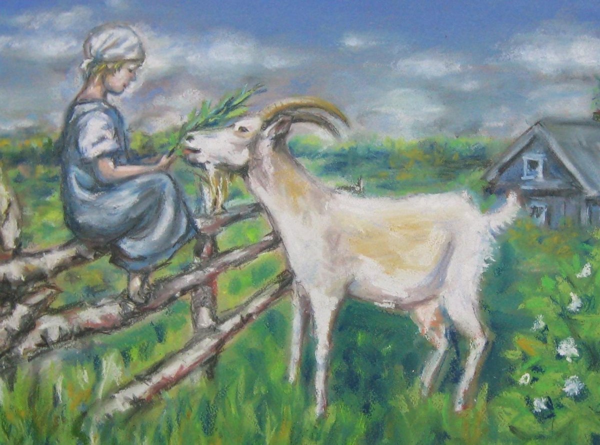Картина козы Тарханова
