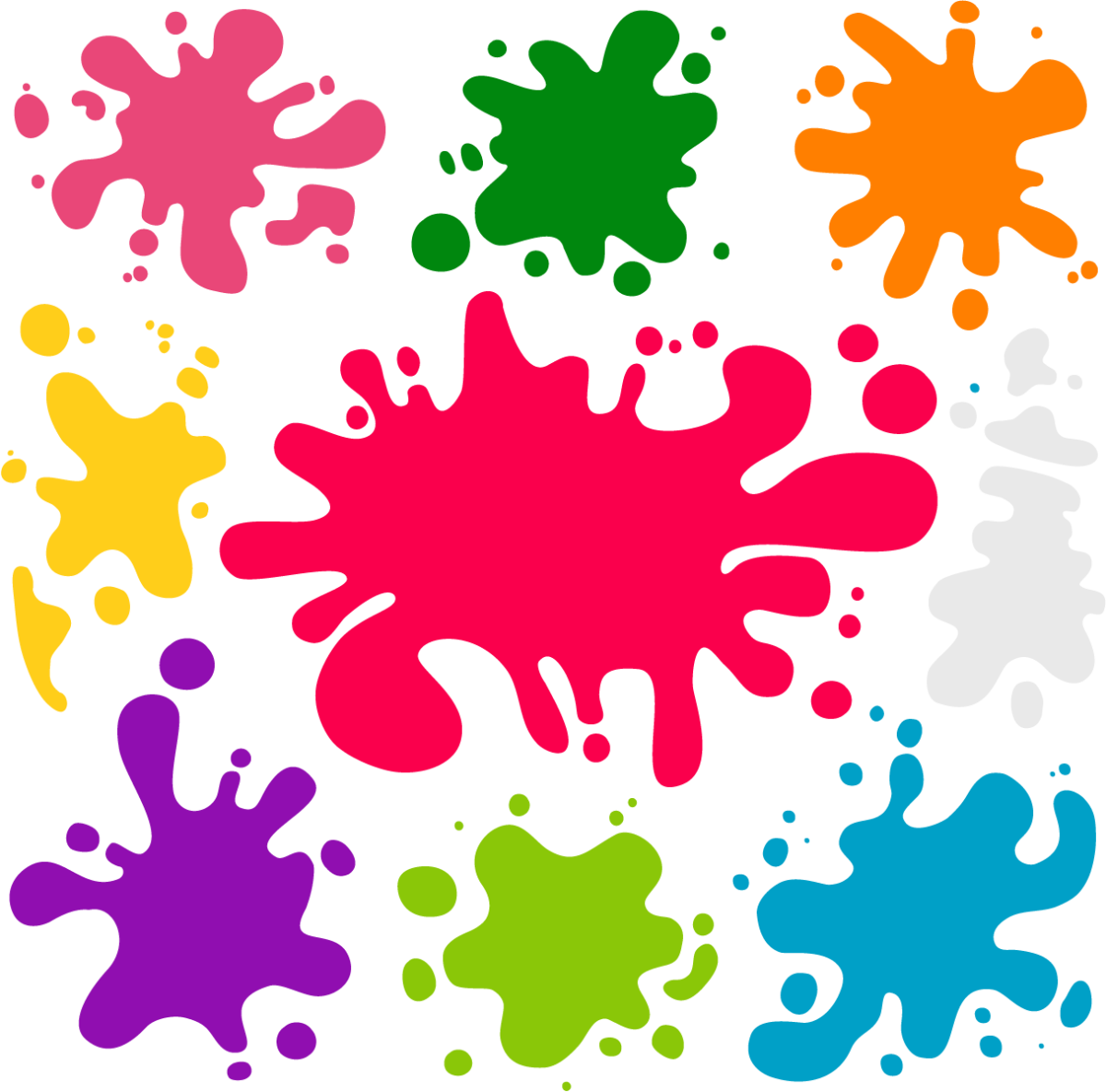 Цветные Кляксы